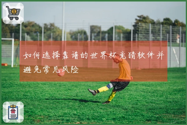 如何选择靠谱的世界杯竞猜软件并避免常见风险