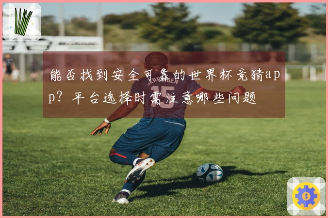 能否找到安全可靠的世界杯竞猜app？平台选择时需注意哪些问题